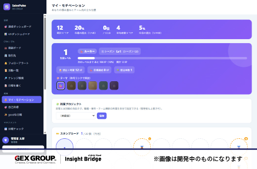 開発中 操作画面